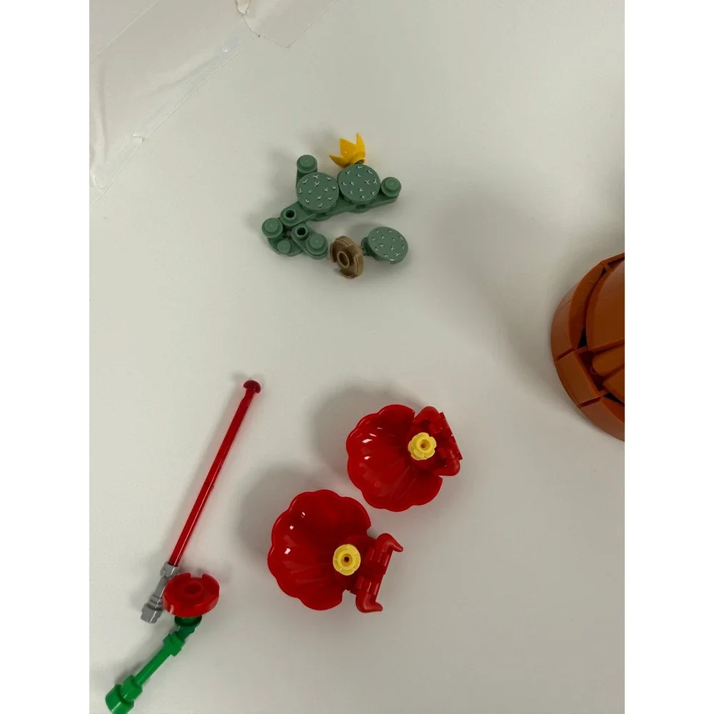 LEGO Flower Plants Brown Pots Multi 10329 Botanical Collection Incomplete As Is